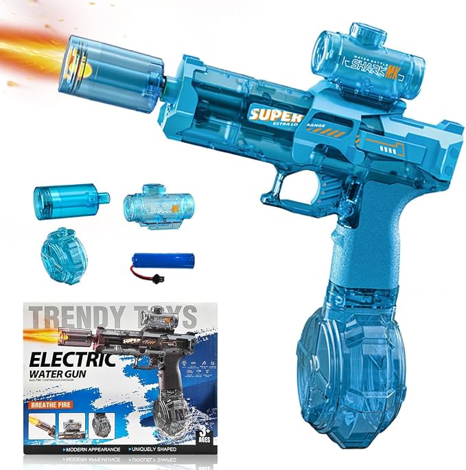 SHARK MK | Pistola de Agua Eléctrica Automática | Juguete para todas las edades